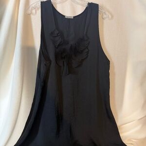 NORDSTROM SLEEVELESS BLACK TUNIC SIZE  XL